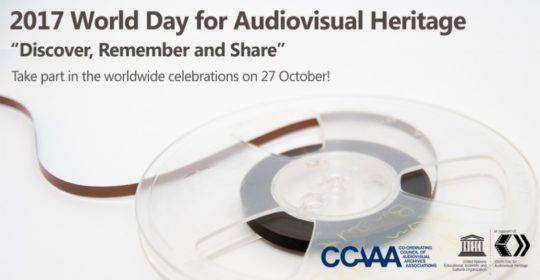 World Day for Audiovisual Heritage